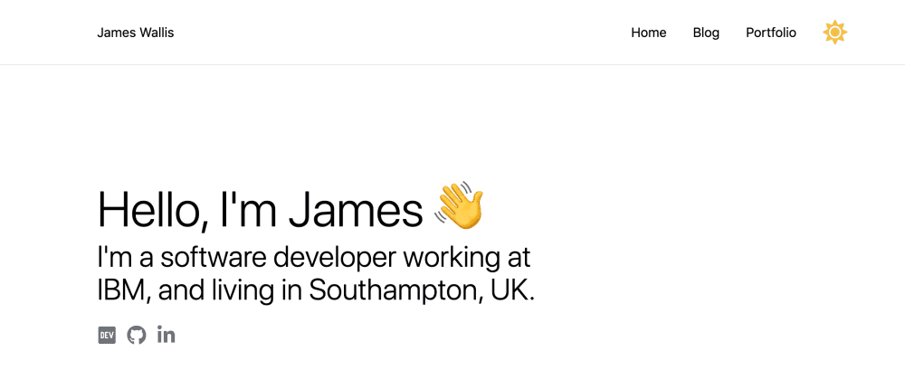 I completely rewrote my personal website using Dev.to as a CMS